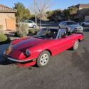 1989 Alfa Romeo Spider Red RWD Manual VELOCE