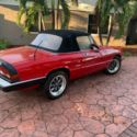 1989 Alfa Spider Romeo Red/Tan Graduate 46k miles