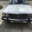 1989 ARTIC WHITE MERCEDES BENZ /BLACK CONVERTABLE 560 SL ROADSTER