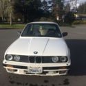 1989 BIMMER BEAMER BMW 3-SERIES 325i CLASSIC ALPINE WHITE 5 SPD 6CYL A/C CRUISE