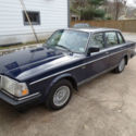 1989 Blue Volvo 244 Sedan with a Tan Fabric Interior. Very Well Maintained.