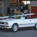 1989 BMW 325i Convertible Alpine White / Black Sport Interior