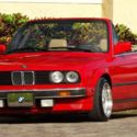 1989 BMW 325i CONVERTIBLE RED/TAN INTERIOR BLACK TOP SUPER NICE INSIDE AN OUT