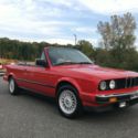 1989 BMW 325i Convertible Sport Red on Tan Leather Arizona car - Clean CARFAX!