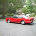 1989 BMW 635CSi ---- Red Shark