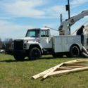 1989 boom truck-pole setting truck- frt hyd.winch-(might trade on ????)CALL!