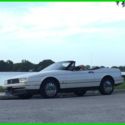 1989 Cadillac Allante Hardtop Convertible Roadster 4.5L V8 16V NO RESERVE