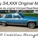 1989 Cadillac Brougham - 34k Original Miles - Great Condition