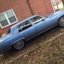 1989 Cadillac Brougham Light Blue Ext/Dark Blue Int
