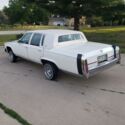 1989 Cadillac Brougham lowrider Sedan White RWD Automatic