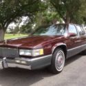 1989 Cadillac FWD Fleetwood Garnet Red