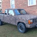 1989 Cammo Ford Ranger XLT 4x4 2.9L Runs, needs work