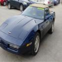 1989 Chevrolet Corvette Convertible 5.7L V8 Auto Leather Blue ONLY 22k 22123 Mil