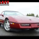 1989 Chevrolet Corvette Coupe 54,418 Miles Maroon  5.7L V8 OHV 16V Automatic
