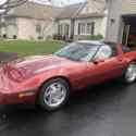 1989 Chevrolet Corvette Hatchback Red RWD Manual 6sp