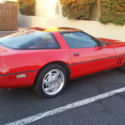 1989 Chevrolet Corvette--Red, 6 Speed Manual Transmission