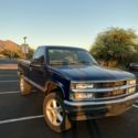 1989 Chevrolet K1500 Pickup Blue 4WD Automatic K1500