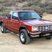 1989 Chevrolet S-10 Pickup Red 4WD Automatic