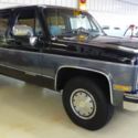 1989 Chevrolet Suburban 2500 9587 Miles Black / Gray SUV V8 7.4L Automatic