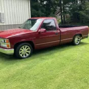 1989 Chevy C1500 Long Bed Pickup, Red
