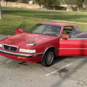 1989 Chrysler TC Maserati Convertible Red BY MASERATI