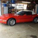 1989 Corvette Conv.  Little red Corvette 7k miles