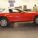 1989 Corvette Convertable, 6 Speed, Red, with 63,420 miles