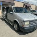 1989 Dodge Caravan Handicap Wheelchair MINIVAN *SHATTERED BACK GLASS* ADA ALS