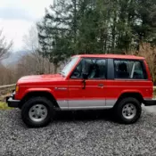 1989 Dodge Raider SUV Red