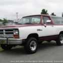 1989 DODGE RAMCHARGER 100 2dr 4x4 0 Black Sedan  Automatic