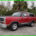 1989 DODGE RAMCHARGER 150 V8 2 DOOR 4X2 FLORIDA NO RESERVE!