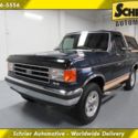 1989 Ford Bronco Eddie Bauer Blue 4x4 Leather