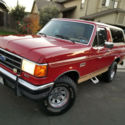 1989 Ford Bronco xlt 5.8l 4x4 low miles, all original, Eddie Bauer Edition