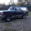 1989 FORD BRONCO XLT FULL SIZE 4X4 WITH ONLY 81,428 MILES