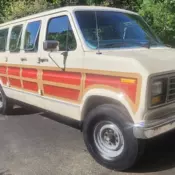 1989 Ford E-350 Econoline Club Wagon Van White E350 SUPER DUTY