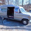 1989 FORD E150 CUSTOM HIGH TOP WHEELCHAIR VAN WITH HAND CONTROLS 21,416 MILES