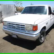 1989 Ford F-150 Custom 4.9 L 6 Cylinder NO RESERVE