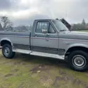 1989 Ford F-250 Pickup Grey 4WD Automatic