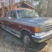 1989 Ford F-250 Red