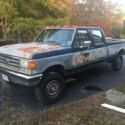 1989 Ford F-350 Pickup Blue 4WD Automatic
