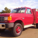 1989 Ford F350 18K Orig Miles 4WD Fire Service Truck Make Offer