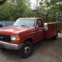 1989 Ford F450 Super Duty Diesel non 4x4 Autocrane 7.3 diesel f350 Stahl Service