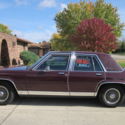 1989 Ford LTD Crown Victoria, &lt; 60,000 Miles, Midnight Currant Red, Estate Sale