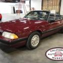 1989 Ford Mustang 5.0 Convertible Automatic Cabernet Red