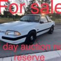 1989 Ford Mustang 5.0 SSP  police interceptor 5 day  auction with no reserves