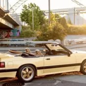 1989 Ford Mustang Convertible Yellow