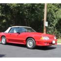 1989 Ford Mustang  GT 23,844 Miles Red 2 door 5.0 L V8 Automatic