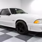 1989 Ford Mustang GT 43296 Miles White Hatchback 5.0 H.O. V8 5 Speed manual