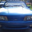 1989 Ford Mustang GT Convertible 5.0 Fox body Foxbody Stang Blue