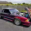 1989 Ford Mustang GT Convertible Lowrider Show Car 59k Miles Hydros Old School